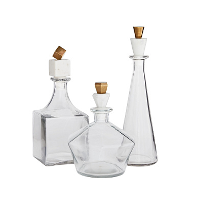 6793 Wilshire Decanters, Set of 3 Arteriors