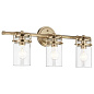 Brinley 24" 3 Light Vanity Light Champagne Bronze настенный светильник 45689CPZ Kichler