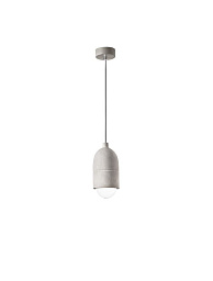 91622801 Nova Luce Alanzo подвесной светильник из бетона с конусным плафоном на текстильном шнуре