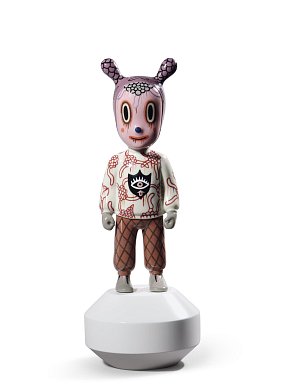 Фарфоровая скульптура фантазийного персонажа The Guest Lladro, дизайн Gary Baseman, номерная серия 01007890