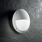 Уличный настенный светильник Polar-2 AP1 ROUND Ideal Lux 096681, белый — фото 3