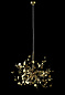 1860/203 GARDEN Crystal lux Светильник подвесной 3х8W G9 LED Золото