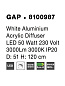 8100987 GAP Novaluce светильник LED 50Вт 3000Lm 3000K IP20