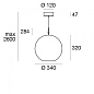 CA093DWHWDI Linea Light Cristalbolla 34 SP LED люстра со стеклянным плафоном белый — фото 3