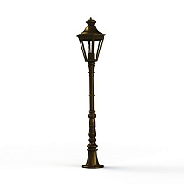 Victoria N° 11; Clear polycarbonate E27 105W; Gold patina