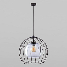 a059498 TK Lighting Universo подвесной светильник с металлическим каркасным плафоном