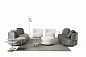 09425GF Kartell K lux PT напольный светильник дизайнерский серый; дымчатый — фото 1