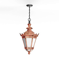 Citadelle N° 1; Opal PMMA E27 with crown - 105W; Patinated copper without polish