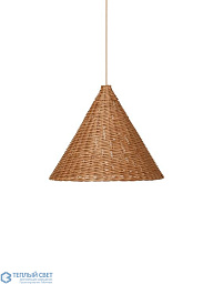 1104263920 Ferm Living Dou плетеный абажур для подвесного светильника вытянутой конической формы из ротанга
