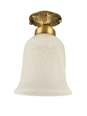 Small Semi Flush Brass Ceiling Light потолочный светильник FOS Lighting No1-PLCRK-CL1
