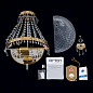 WA 2-1172/2 gold/478/260 klar-matt/Schli Empire Crystal Orion настенное бра — фото 7