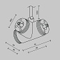 CA015TC-P-B Maytoni Accessories for system Shelf Комплектующие для систем освещения с токоведущими элементами Черный — фото 4