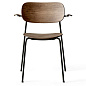71145-004513 Audo Copenhagen Co Chair Обеденный стул Co, черный, стальной, с подлокотником — фото 1