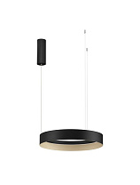 Triac Dimmable Sandy Black & Champagne Gold Aluminium & Silicone LED 39Watt 220-240Volt 1521Lm IP20 2700-3000-4000K CCT by Dip Switch D:50 H:150 cm