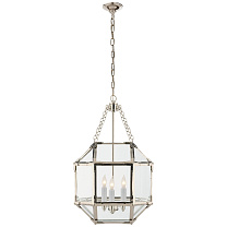 Morris Small Lantern полированный никель с прозрачным стеклом