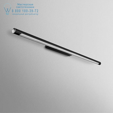 настенный светильник тонкий чёрный цвет