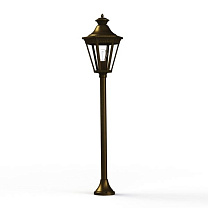 Victoria N° 10; Clear polycarbonate E27 105W; Gold patina