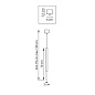 Подвес Lightstar Tubo Ø60 H700 — фото 1