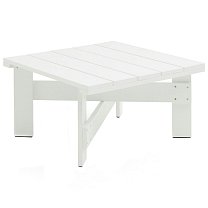 Crate Low Table 75×75 см, массив сосны, лак на водной основе, белый