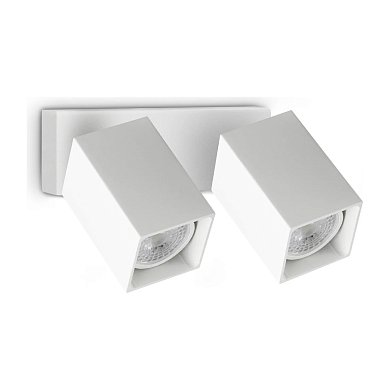 Настенный светильник Dynamite AP2 SQUARE Ideal Lux 371221, белый