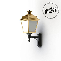 Place des Vosges 1 Tradition N° 3; Frosted glass E27 105W; Raw brass