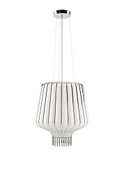 F47A11 White - Chrome Fabbian Saya Подвесной светильник