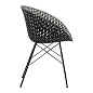 0583609 Kartell Matrix Уличное кресло, черное — фото 1