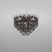 Потолочный светильник GIOGALI 50 CRYSTAL BLACK NICKEL MATT BRONZE 1 E27 CE