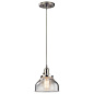 Avery 1 Light Bell Mini Pendant Brushed Nickel подвесной светильник 43850NI Kichler