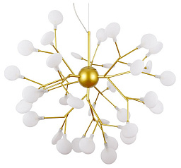 A7274SP-36GO Arte Lamp Candy подвесная люстра с шарами на изогнутых держателях