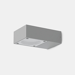 345611 Ideal lux Sirio уличный настенный светильник серого цвета прямоугольного профиля