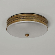 CL0042.BR.SE Hodnet Bowl Light, Brass, Plain Glass