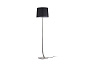 29686-09 REM NICKEL MATT FLOOR LAMP BLACK LAMPSHADE торшер Faro barcelona