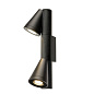 1008013 SLV T-TUBE WL GU10 double black настенный светильник — фото 1