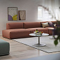 10760 Muuto Soft Журнальный столик Ø75 см, серый линолеум — фото 1