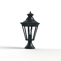 Victoria N° 7; Clear polycarbonate E27 105W; Green Patina