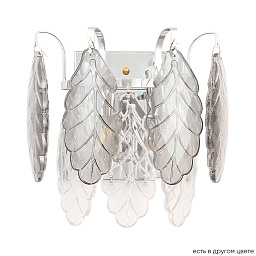 TREVI AP2 CHROME Crystal Lux TREVI настенное бра с декоративными подвесками из прозрачного стекла и металлическим основанием