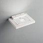 Настенный светильник Block AP D150 Ideal Lux 350554, белый — фото 4