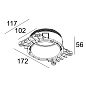 MOUNTING KIT R102 TRIMLESS O.F.A. Delta Light ICR — фото 1