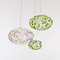 0928003 Kartell Big Bloom SP люстра с кристаллами белый — фото 4