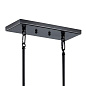 Sevan 5 Light Linear Chandelier Black люстра 52140BK Kichler — фото 3