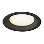 1007483 SLV DOWNLIGHT V 150 recessed cover black врезная рамка — фото 1