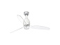 32020-9 MINI ETERFAN LED Shiny white/transparent ceiling fan with DC motor люстра с вентилятором Faro barcelona