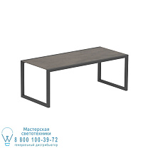 NINIX СТОЛ 200X90CM РАМА АНТРАЦИТОВЫЙ + КЕРАМИЧЕСКИЙ TERRA MARRONE Royal Botania