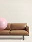 Muuto Outline Диван 2-местный, черный алюминий / Remix 163 OU2SRB08101 — фото 2