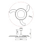 9058 Mantra NISEKO FAN светильник с вентилятором 40W 4400lm 2700-5000K — фото 8