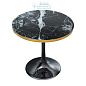 112047 Side Table Parme black faux marble Eichholtz