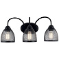 Voclain 24" 3 Light Vanity Light with Mesh Shade Black настенный светильник 55043BK Kichler — фото 4