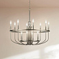 Capitol Hill 30.75" 12 Light Chandelier Brushed Nickel люстра 52305NI Kichler — фото 2