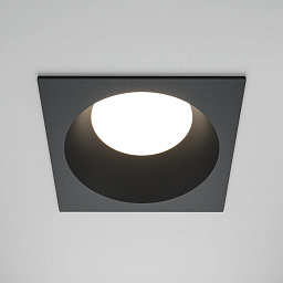 Встраиваемый светильник Maytoni Share 12W Черный DL126-GX53-SQ-B
